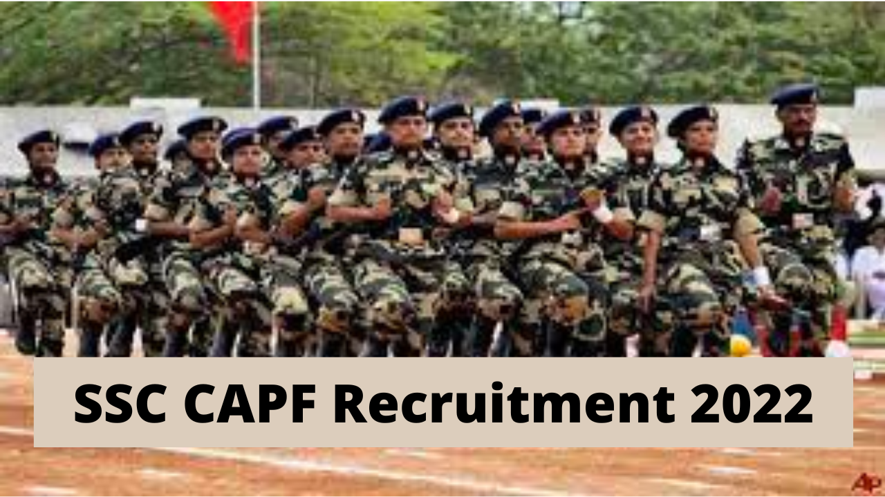 ssc capf recruitment 2022